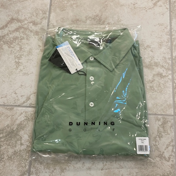 Dunning Other - NWT Dunning Golf Polo Light Green Size XXL